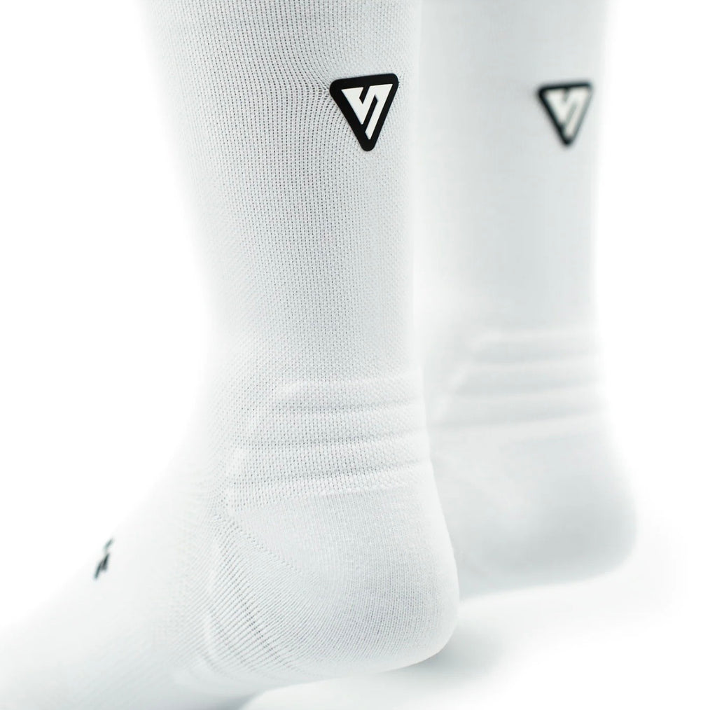 Classic White Active Crew Tab Socks